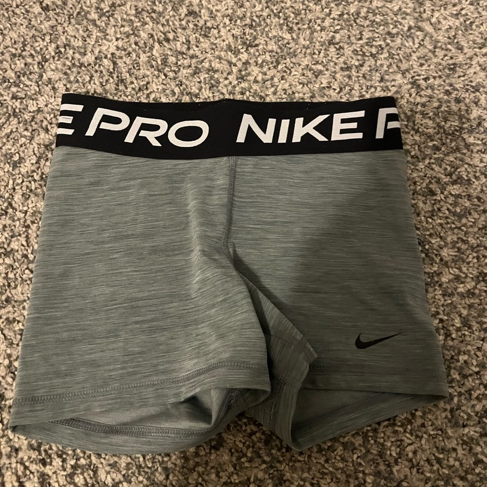 Nike Pro Gray Bike Shorts